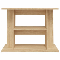 akvariebord 80x35x60 cm konstrueret træ sonoma-eg