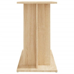 akvariebord 80x35x60 cm konstrueret træ sonoma-eg
