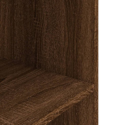 akvariebord 75x36x72,5 cm konstrueret træ brun egetræsfarve