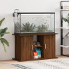 akvariebord 101x41x58 cm konstrueret træ brun egetræsfarve