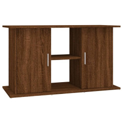 akvariebord 101x41x58 cm konstrueret træ brun egetræsfarve