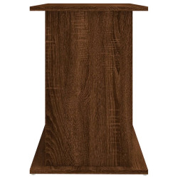 akvariebord 101x41x58 cm konstrueret træ brun egetræsfarve