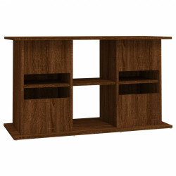 akvariebord 101x41x58 cm konstrueret træ brun egetræsfarve