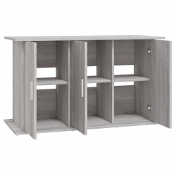 akvariebord 101x41x58 cm konstrueret træ grå sonoma-eg