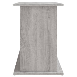akvariebord 101x41x58 cm konstrueret træ grå sonoma-eg