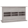 akvariebord 101x41x58 cm konstrueret træ grå sonoma-eg