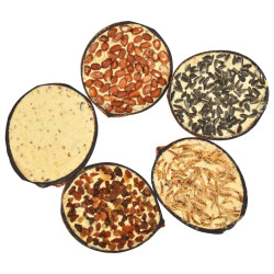 fuglefoder 10 stk. fyldte halve kokosnødder 290 g