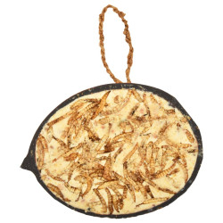 fuglefoder 10 stk. fyldte halve kokosnødder 290 g