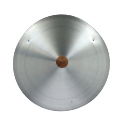 Esschert Design fuglefoderhus med fodersilo og rundt tag zink