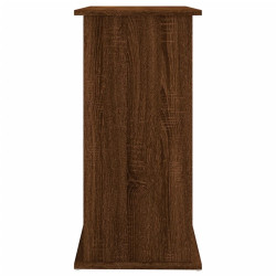 akvariebord 81x36x73 cm konstrueret træ brun egetræsfarve