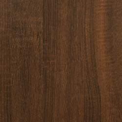 akvariebord 81x36x73 cm konstrueret træ brun egetræsfarve