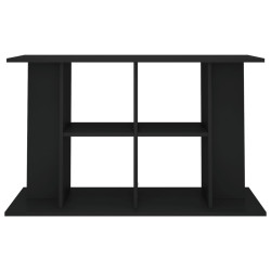 akvariebord 100x40x60 cm konstrueret træ sort