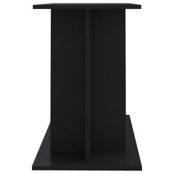 akvariebord 100x40x60 cm konstrueret træ sort
