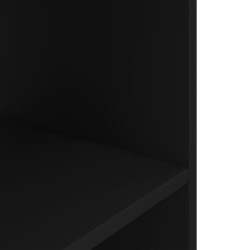 akvariebord 100x40x60 cm konstrueret træ sort