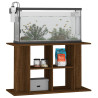 akvariebord 100x40x60 cm konstrueret træ brun egetræsfarve