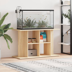 akvariebord 100x40x60 cm konstrueret træ sonoma-eg