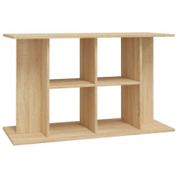 akvariebord 100x40x60 cm konstrueret træ sonoma-eg