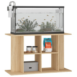 akvariebord 100x40x60 cm konstrueret træ sonoma-eg