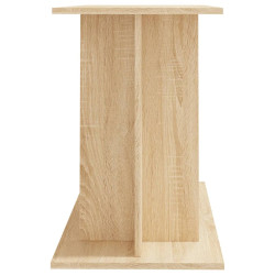 akvariebord 100x40x60 cm konstrueret træ sonoma-eg