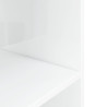 akvariebord 75x36x72,5 cm konstrueret træ hvid højglans