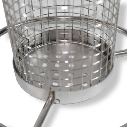 HI hængende foderautomat til fugle 14x27,5 cm rustfrit stål