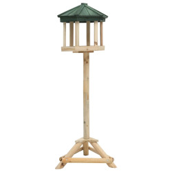 stående fuglefoderhus 33x110 cm massivt fyrretræ