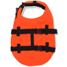 redningsvest til hund S orange