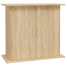 akvariebord 81x36x73 cm konstrueret træ sonoma-eg