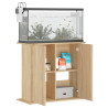 akvariebord 81x36x73 cm konstrueret træ sonoma-eg