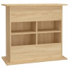 akvariebord 81x36x73 cm konstrueret træ sonoma-eg
