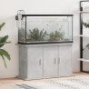 akvariebord 101x41x58 cm konstrueret træ betongrå
