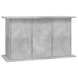 akvariebord 101x41x58 cm konstrueret træ betongrå