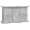 akvariebord 101x41x58 cm konstrueret træ betongrå