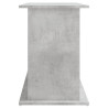 akvariebord 101x41x58 cm konstrueret træ betongrå