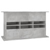 akvariebord 101x41x58 cm konstrueret træ betongrå
